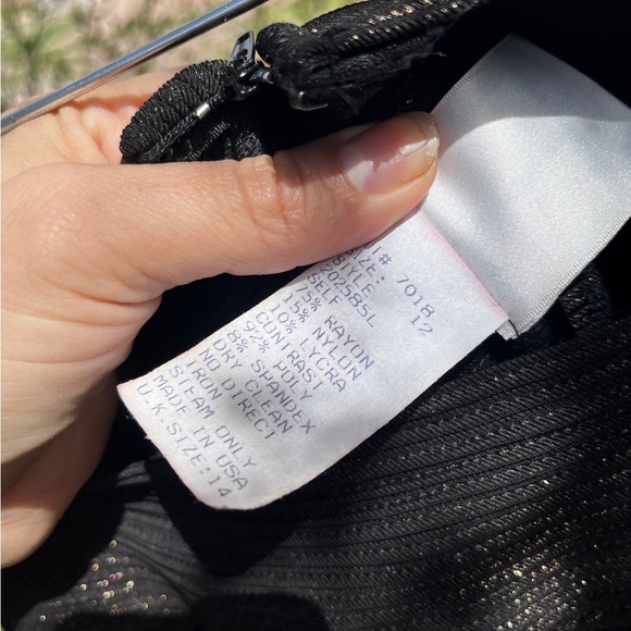 TADASHI SHOJI | Vintage  Long Dress Gown size 12 - Picture 6 of 8